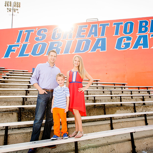 Kyle, Emma, and Riley University of Florida Family Portraits / Gainesville Portrait